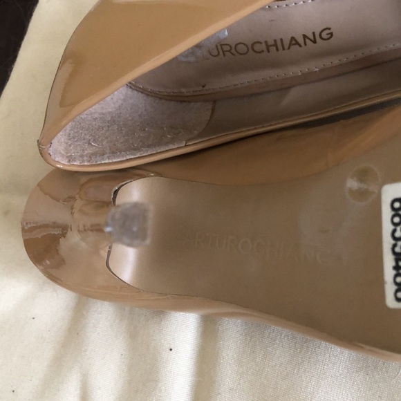 ArturoChiang platform heels, tan, size 6. - Picture 4 of 4